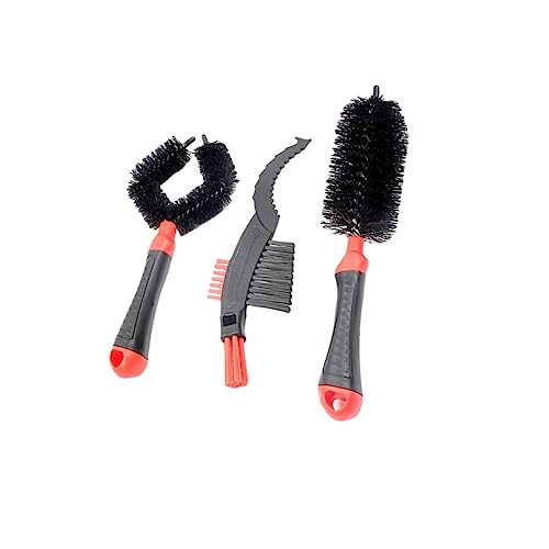 GOOHOCHY Material Bike Chain Brush Comfortable Handle 3 in 1 Bike Chain Wash for Travel