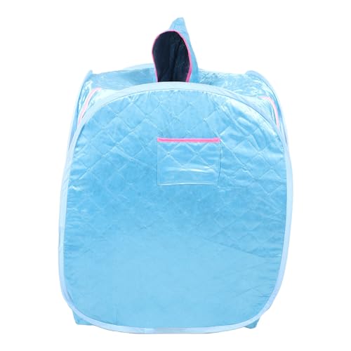 KICHOUSE Sauna a Vapore Domestica, Sauna a Vapore Portatile per Una Persona, per Sudore Pieghevole da Interni, Stanza del Personale, Riscaldamento rapido, Facile da riporre per Appartamento, Blu