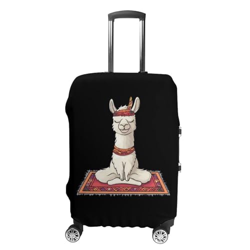 Llama Yoga Luggage Cover Suitcase Protector Travel Baggage Covers for Men Women XL - Main Image