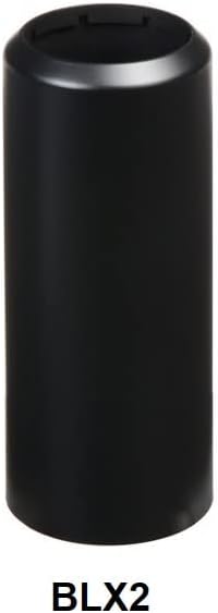 Generic Replacement BLX2 Microphone Tail Battery Cup Cover for Shure BLX24/SM58 Wireless Vocal System, Black, 2 Pack