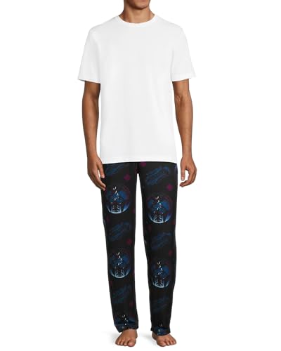 Marvel Men's Black Panther Allover Scene Sateen Soft Touch Lounge Sleep Pajama Pants2