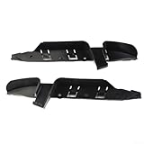 Vordere Stoßstangen-Halterung, 2 Stück, Kunststoff-Frontstoßstangen-Abdeckung, Schlosshalterung, kein Schneiden oder Bohren, zuverlässiger OEM-Ersatz für E60/E61 Serie