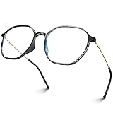 VISOONE Lightweight TR90 Blue Light Blocking Glasses Frame with Anti Glare Eye Protection for Women and Men RANE