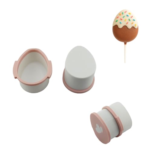 Easter Egg Shaped Cake Pop Cookie Mold Cutter Cake Pop Cookie Maker for Baking Candy Brownies Chocolates Reusable Cutter Mold for Cake Pops and Treats