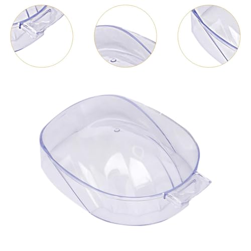 Cuenco para remojo de uñas acrílico transparente miniatura 3