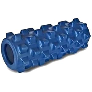 RumbleRoller Original Textured Foam Roller – Deep Tissue, Self Myofacial Release Massage Therapy Roller