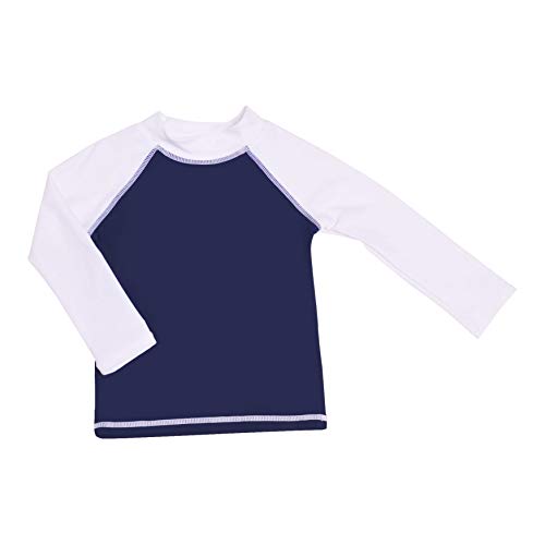 Image of Flap Happy Baby Baby Girls Colorblock Rash Guard