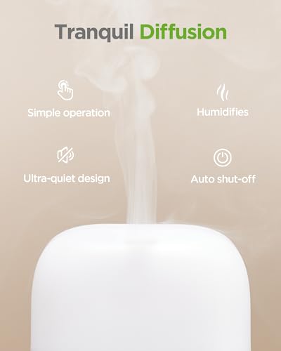 InnoGear 150ml Essential Oil Diffuser, 5-in-1 Diffusers for Home Scent 8 LED Color Aromatherapy Diffuser Air Desk Mini Humidifier Small Vaporizer Aroma Diffuser for Computer Laptop Office, Medium - Image 4