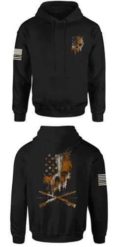 Howitzer Style Men's Hoodie Forged Paint Pullover Military Grunt MFG3