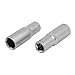 Aexit 1/2-inch Square Hand Operated Tools Drive 19mm 6 Point Hex Socket Cr-V Impact Adapter 2pcs Model:29as610qo729