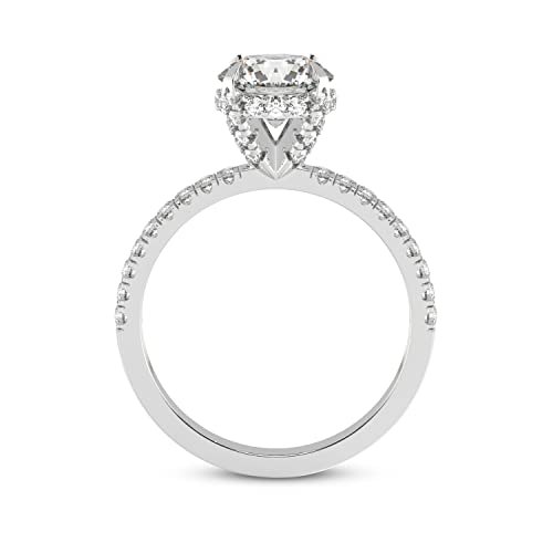 FRIENDLY DIAMONDS Lab Grown Diamond Ring For Women IGI Certified | 1-5 Carat Serena Eternity Diamond Ring | 14K Or 18K White, Yellow Or Rose Gold | FG-VS Quality4