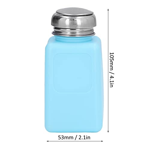 Dispenser di Solvente da 200 ml Sicuro ESD, con Coperchio in Acciaio Inossidabile, Dispenser di Solvente a Pressione, Dissipa Una Carica Statica di 5000 V in Meno di 2 Secondi(蓝色)