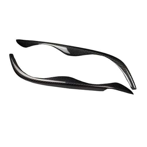 Sourcils de phares pour BMW Série 3 E46 1999-2004 en finition noir brillant