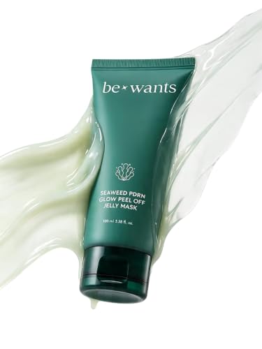 bewants Seaweed PDRN Glow Peel Off Jelly Mask | Pore Minimizing Peel Off Face Mask | Soothing PDRN Skincare &amp; Vegan Skincare for Korean Glass Skin, 3.38 fl oz