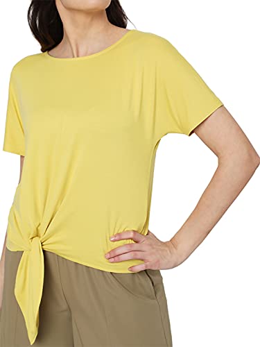 Image of VERO MODA Women's Solid Regular Fit T-Shirt