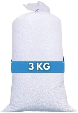 BOFFIN 3KG High Density Bean Bag Filler for Fillings - Refill Beans for Bean Bag Filling 3 kg