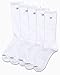 Calvin Klein Mens Crew Socks - 5 Pack Moisture-Wicking Cushioned Crew Athletic Socks for Men for Training & Running, Size 7-12, White