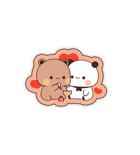 Image of Gift Me Bazar Wooden Fridge Magnet for Refrigerator Stylish | Decorative Items for Kitchen | Magnet for Almirah | Washing Machine | Indian Souvenir Gift Items (Bubu & Dudu Cartoon)