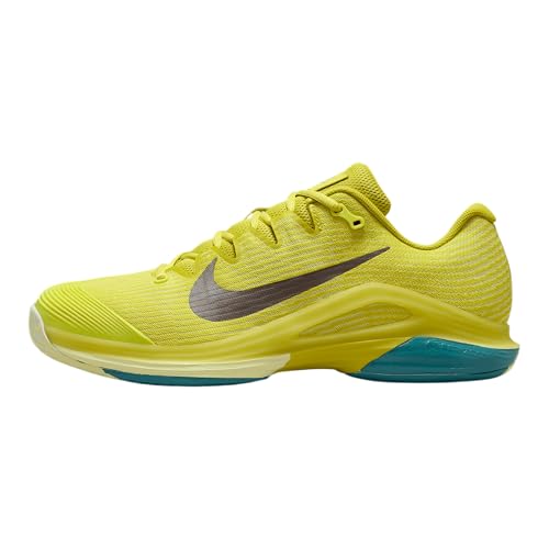 Nike Vapor 12 Premium Herren Hard Court Tennisschuhe (HF7827-300, High Voltage/Luminous Green/Mineral Teal), Hochspannung/leuchtendes Grün/Mineral Teal, 40 EU