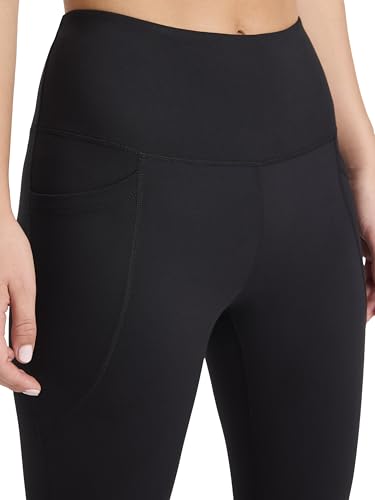 Reebok Women’s ID Train Capri, Slim Fit, 20” Inseam, Lightweight Stretch Poly Motion Interlock Fabric, Moisture-Wicking, Black, X-Small - image 5