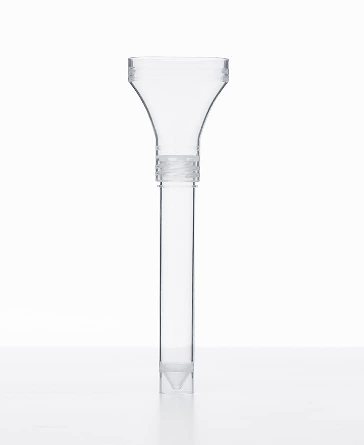 BIOLOGIX Saliva Sample Collector, Funnel, 12mL Tube, Tube Cap, Loose Label, Individually Wrapped and STERILIZED, Packed in Paper-Plastic Pouch As One Kit, 25 Sets/Pack