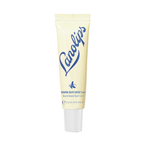 Lanolips Banana Balm Lip Gloss - Enriched with Banana Fruit, Lanolin, and Cocoa Butter - Lanolin Lip Balm for Long-Lasting Hydration - Dermatologist Tested (12.5g / 0.42oz)