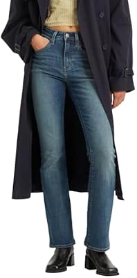 Levi's Women's 725 High Rise Bootcut Jeans (Standard and Plus), (New) Dark Indigo Worn in, 26 Regula...