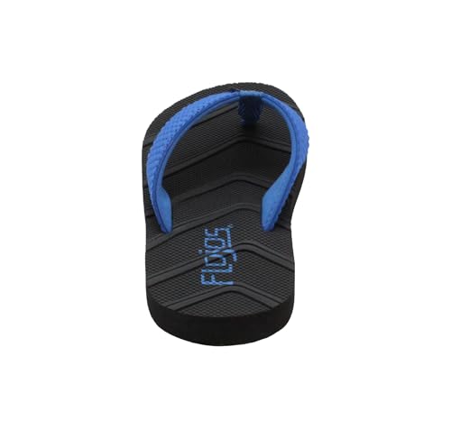 FLOJOS Boy's Flip Flop Sandal, Blue/Black, 4 Little Kid3