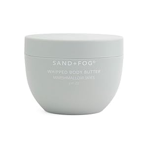 Sand + Fog Marshmallow Skies Whipped Body Butter, Luxurious Moisturizer, 8.47 Oz