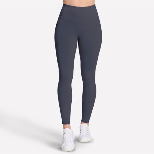Image of Skechers Women's High Rise Go Walk Goflex High Waisted 2-Pocket Yoga Fitted Leggings