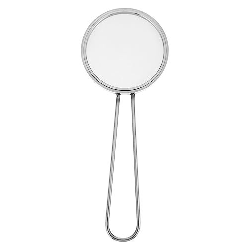 HOMOCONO 200 Cell Sieve Cell Strainer Tool Stainless Strainer Sifter Strainer Fine Mesh Colander Cell Filter with Handle Test Sieve Standard Cell Filter Mesh Strainer Stainless Steel Silver