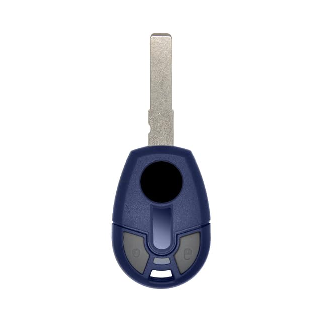 AE-PRO - Datong World Remote Control Car Key Shell Case For FIATs Positron EX300 Replacement Transponder Chip Key Housing Cover SIP22 (Blue 2BT SIP22)