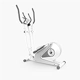 AoBloom Entrenador de máquina elíptica Máquina de Ejercicio elíptica para Uso doméstico Bicicleta Life Fitness con Volante Resistencia magnética Pedal Extra Grande Resistente Silencioso Suave