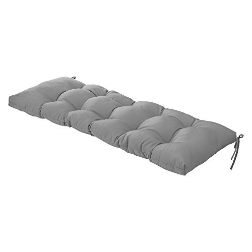 Qilloway Indoor/Outdoor Bench Cushion,51-Inches,Grey #TOP2