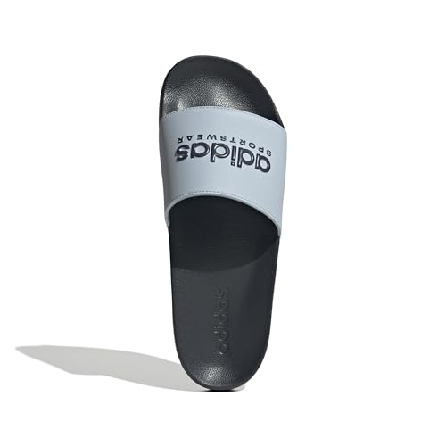 adidas adidas Unisex-Adult Adilette Shower Sportswear, Wonder Blue/Aurora Ink/Shadow Navy, 18