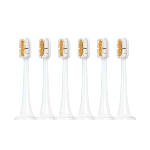 �u���V�w�b�h�AMijia�ƌ݊�������ADDYS01SKS MES601 T700 | MES602 MES604 T300 T500�Ή��̓d�����u���V�����w�b�h�B���퐴�|�p(New clean OG 6 Pcs)