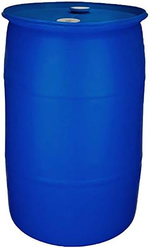 55 Gallon Water Storage Barrel-New Factory Fresh | Food Grade Material |BPA Free | Blue Closed Top