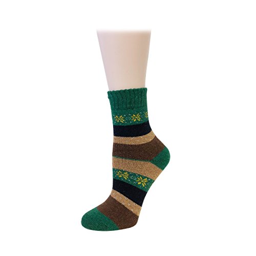 Image of Bowbear Women's 5-Pair Vintage Pattern Wool Socks