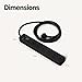 Amazon Basics Surge Protector Power Strip, 6-Outlet, 790 Joules, 6ft Extension Cord, Black