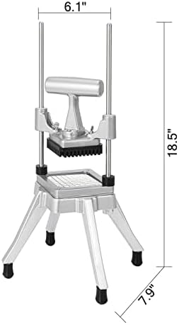 Electric Vegetable Cutter, Commercial Tomato Chopper, Manual Slicing Machine for Effortless Fruit and Vegetable Preparation