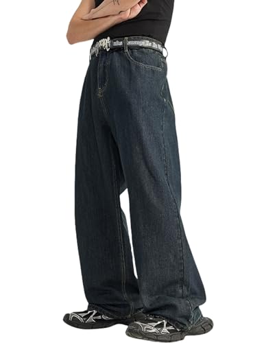 Y2k Baggy Jeans Men Hip Hop Jeans Vintage Streetwear Jeans Harajuku Loose Fit Pants Skater Jeans4