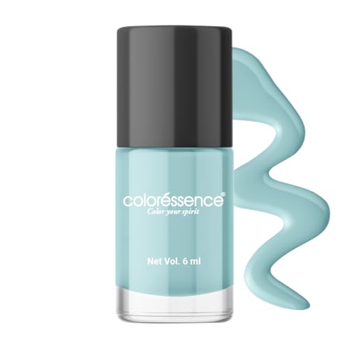 Image of Coloressence Cute Coats Long Lasting Nail Paint | Chip Resistant | Quick Dry | One Swipe Application | Toxin Free|Frozen Lake -6ml