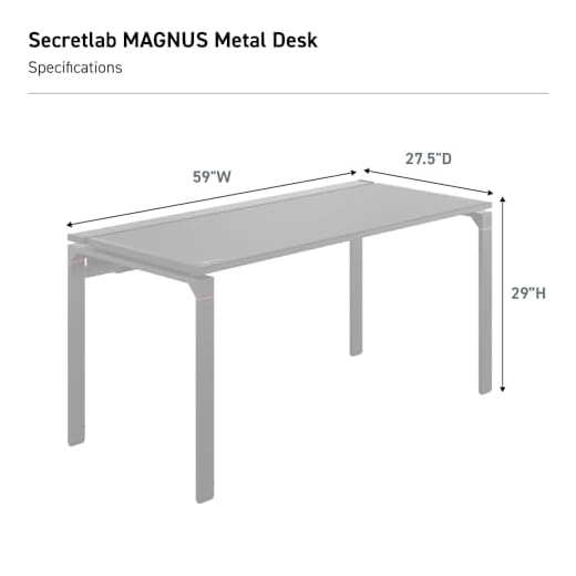 Secretlab Magnus Metallschreibtisch für Gamer