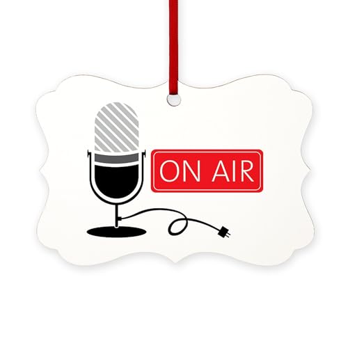 CafePress On Air Scroll Holiday Ornament 4