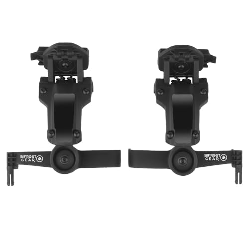 Bifrost Gear COM-RAC Gen 4 Tactical Helmet Rail Adapter Compatible with Comtac Headset (Black)