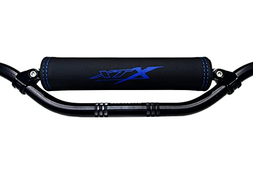 Coussin de Barre transversale Compatible avec Yamaha XT660X (Logo Bleu)