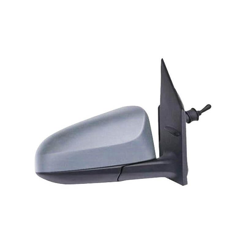 Rétroviseur manuel gauche pour Citroen C1 après 2014 - Coque noire à peindre