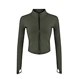 Zyrulix Chaqueta deportiva ligera para mujer, XL