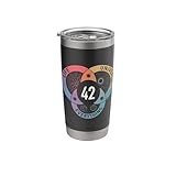 Life Universe Everything 42 Science Fiction Space Lovers Stainless Steel Insulated Tumbler