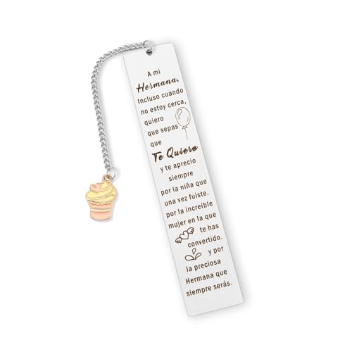 Hermana Navidad Regalo Hermana Marcadores De Libros,Regalo Para Mi Hermana,Regalos Para Hermanas